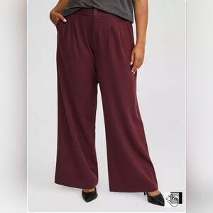 Torrid Brushed Twill Wide Leg Pants